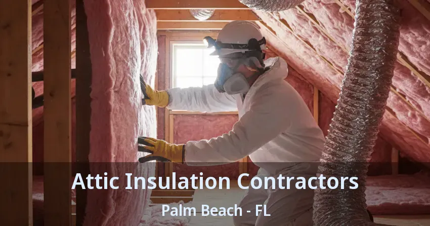 Attic Insulation Contractors Palm Beach - FL