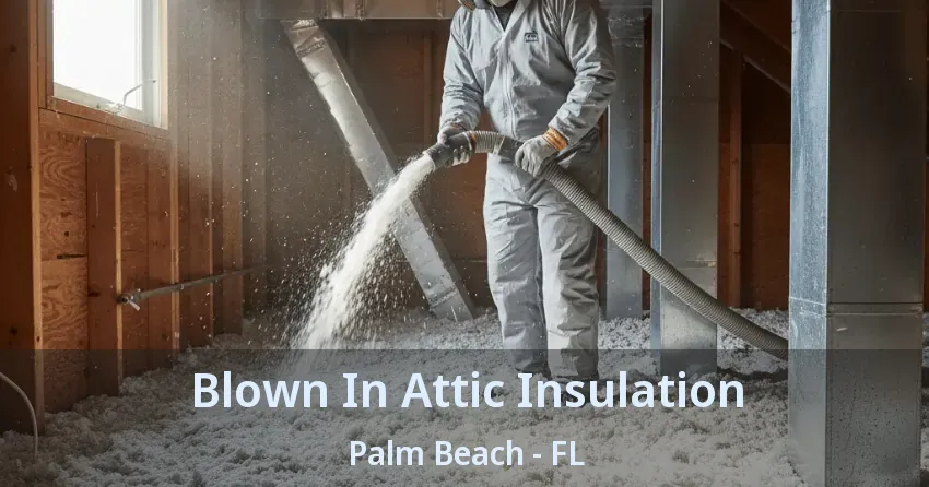 Blown In Attic Insulation Palm Beach - FL