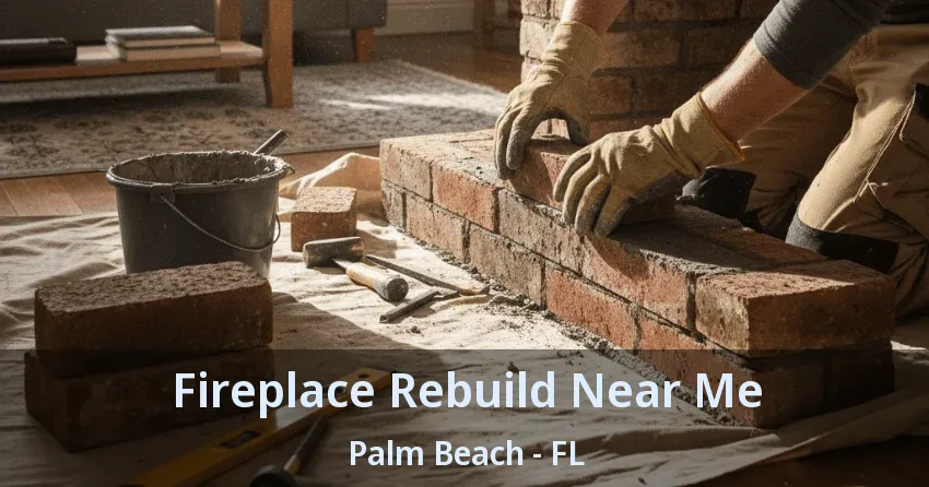 Fireplace Rebuild Near Me Palm Beach - FL