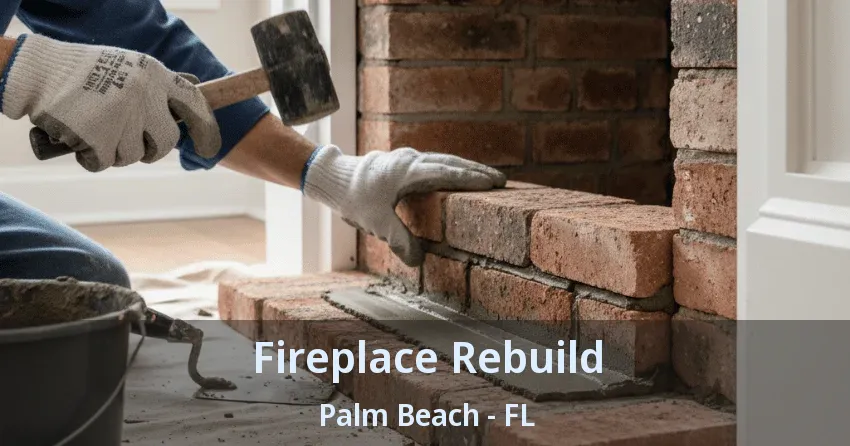 Fireplace Rebuild Palm Beach - FL
