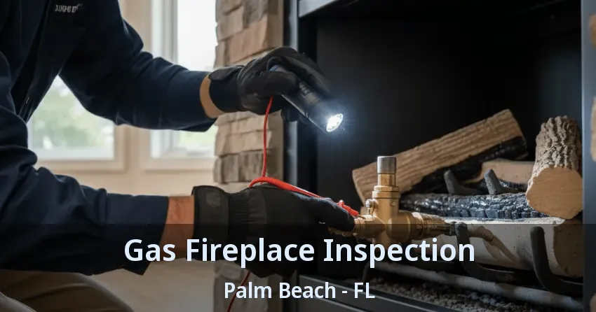 Gas Fireplace Inspection Palm Beach - FL