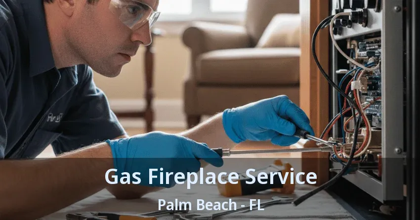 Gas Fireplace Service Palm Beach - FL