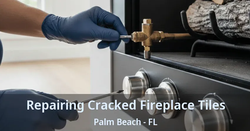 Repairing Cracked Fireplace Tiles Palm Beach - FL Repairing Cracked Fireplace Tiles Palm Beach - FL